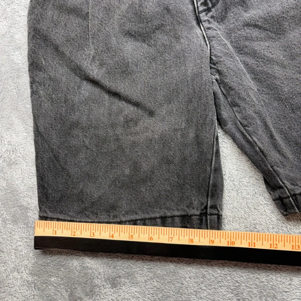 Guess Denim Shorts Women 27 Acid Wash Black Vintage Georges Marciano USA - Picture 3 of 12